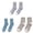 A8_Grey*1+Dark Blue*1+Grey*1_3pc, variant on Fuzzy Socks for Women Warm Indoor Sleep Slippers Sock Slipper Socks Cozy Fluffy Coral Fleece Home Socks Women's Socks & Hosiery Sleeping Socks Ballet Flat Socks christmas Fuzzy Socks Blue A