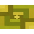 thumbnail image 1 of Ahgly Company Indoor Rectangle Patterned Dark Yellow Green Area Rugs, 5' x 8', 1 of 6