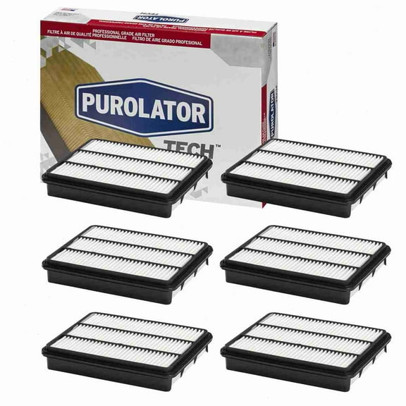 6 pc Purolator TECH TA35305 Air Filters for 143-2083 17801-07010 17801-50040 22476 22479 2476 2479 33-2144 42476 42479 61942476 62476 87476 87479 8918 93476 93479 A2047C A5305 A7938 AE8918 AF1061
