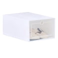 thumbnail image 1 of Langgg Flip Shoes Box Transparent Drawer Case Plastic Shoe Boxes Stackable Storage Case Organizer, 1 of 7
