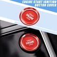 thumbnail image 2 of Unique Bargains Engine Start Stop Ignition Button Cover Decal Sticker for Volkswagen Phideon Teramont Atlas Tiguan L Red, 2 of 6