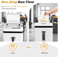 thumbnail image 2 of 150-Sheet Heavy Duty Paper Shredder, Micro Cut and CDs/Cards, P5 Ultra Security, 60 Min Non Stop Shredder for Home Office, 5.3 Gallon Bin with Wheels, <60 dB (OL150), 2 of 9
