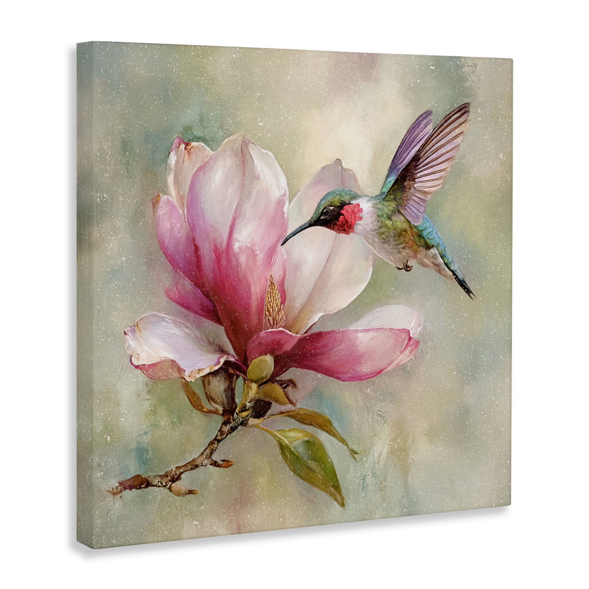Stupell Industries Magnolia Ruby Hummingbird Canvas Wall Art, design by Tina LeCour