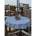 thumbnail image 2 of Outdoor Tablecloth with Umbrella Hole for Patio/Picnic/Party/Camping, Blue Pattern Waterproof Table Cloth Round Cover Washable, Vintage Abstract Minimalist Art (Dia 54"), 2 of 8