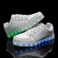 thumbnail image 3 of LED Light Up Shoes for Men Women, USB Rechargeable Luminous Sports Shoes, Fluorescent Sneakers, 3 of 5