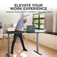 thumbnail image 2 of Rise Up 48x30” Bamboo  Solid Top Electric Standing Desk | One-Piece Memory Desktop Dual Motor Adjustable Height Desk 24–49” Ergonomic Sit Stand Workstation, 2 of 10