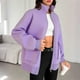 thumbnail image 3 of HongQid Women's Zip up Sweatshirt Collared Neck Long Sleeve Loose Casual Lightweight Jacket with Pockets, 3 of 3