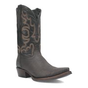 Dingo Mens The Duke Embroidered Lizard Print Snip Toe Cowboy Mid Calf Boot