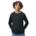 thumbnail image 2 of Gildan Heavy Cotton Youth Long Sleeve T-Shirt - Youth Tee Shirt Boys - Bulk Tee | 100% Cotton | Forest Green | Size L - Pack of 6, 2 of 8