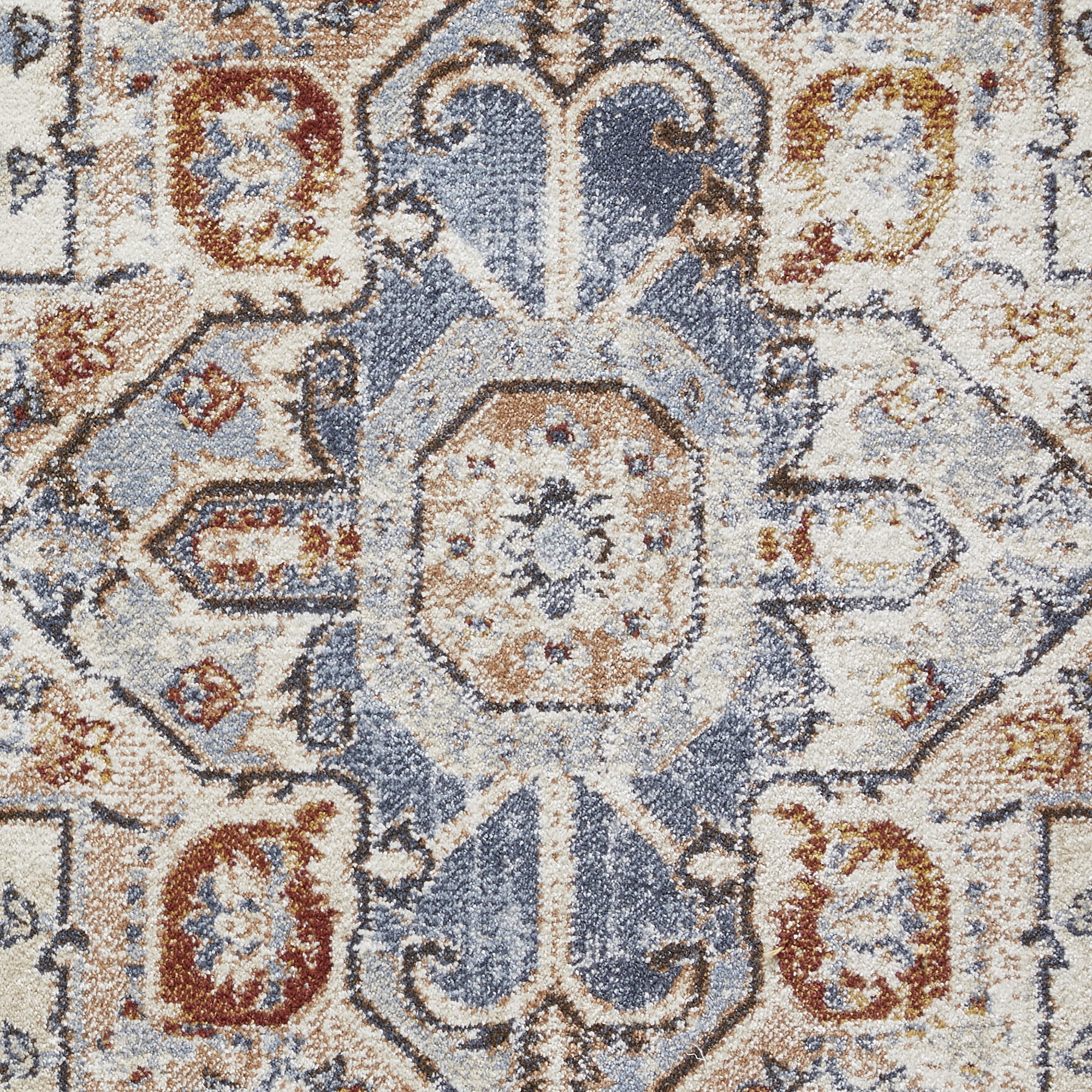 Loomaknoti Alsbrooke Obinda 4' x 6' Beige Oriental Indoor Polypropylene Area Rug