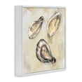thumbnail image 3 of Stupell Industries Oyster Trio on Beige White Framed Giclee Art design by CAD, 12 x 12, 3 of 8