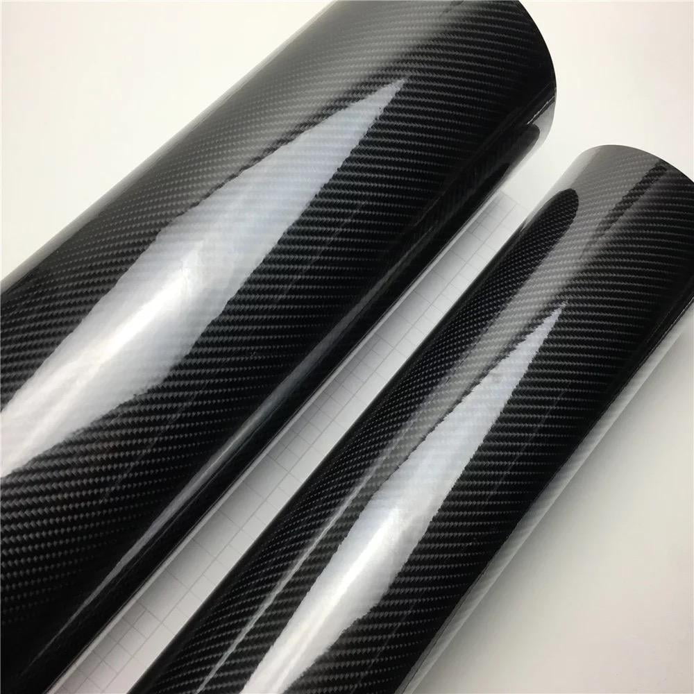 RockRose 7D Carbon Fiber Vinyl Wrap Black 60 in. x 120 in.