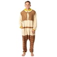 thumbnail image 6 of Shrek Men's Hooded One Piece Union Suit Pajama Lounge Costume Kigurumi Sleepwear, 6 of 8
