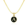 thumbnail image 1 of Collier Pendentif Alphabet en Acier Inoxydable Léger Réglable Collier en Alliage pour Femmes avec Longueur Allongée, 1 of 5