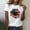 Multicolor#2, variant on Women's Crew Neck Short Sleeve Top,Women's Fashion Independence Day Printed Round Neck Short Sleeve Multicolor M