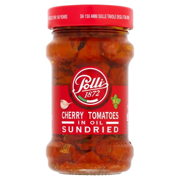 Polli Sundried Cherry Tomatoes 190g, Imported from Britain