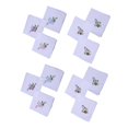 thumbnail image 1 of White Lace Facial Towel for Decor 12Pcs Embroidered Cotton Wedding Napkins, 1 of 3
