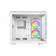 thumbnail image 6 of MONTECH KING 65 PRO ATX Mid Tower Gaming PC Case, Dual Chamber, High Airflow Mesh Panels, Supports RTX 40 Series, 3 Pre-Installed ARGB Fans, Tool-Free Access - White, 6 of 11