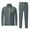 48 Gray, variant on Men Sweat Suits 2 Piece Set Stand Collar Full Zip Long Sleeve Warm Up Tracksuits Casual Workout Sports Jogging Outfits
