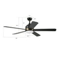 thumbnail image 6 of 52" Indoor Ceiling Fan with LED Light Kit and Smart Wall Control, 6 of 7