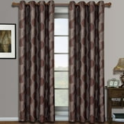 Savanna Pair (Set of 2) Jacquard Grommet Window Curtain Panels