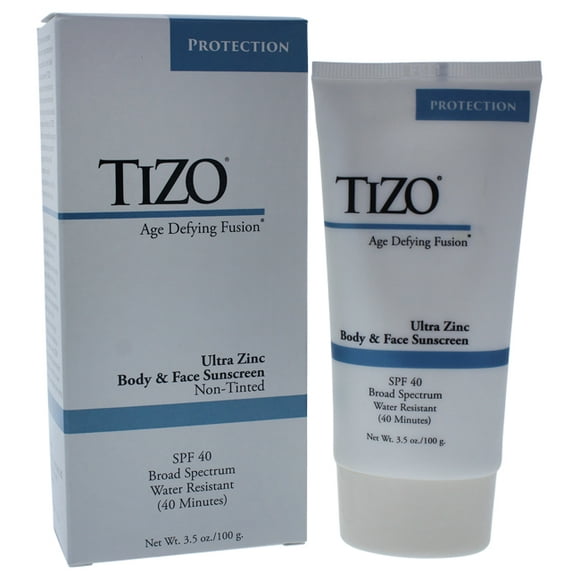 Ultra Zinc SPF 40 de Tizo pour Homme - Crème Solaire de 3,5 oz