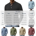 thumbnail image 3 of VgaVtl Long Sleeve Tshirts for Men Cotton Fall Winter Casual with Pocket Loose Tops for Men Plain Button Vintage Henley, 3 of 8