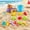 D, variant on Kids Beach Sand Toy Set, Cartoon Crab Sand Sifter Shovel Rake Sea Animal Molds Water Hourglass Summer Outdoor Play Kit