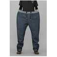 thumbnail image 3 of REDHOTYPE Men's Big-Tall Jeans Elastic Drawstring Jean Denim Trousers, 3 of 4