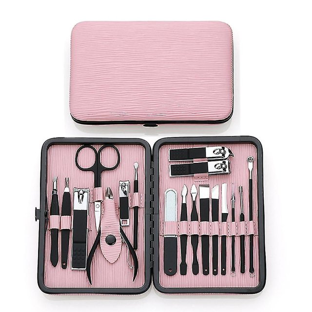 Professional Nail Clippers Kit Pedicure Care Tools- Stainless Steel Groo Kit Travel Or E