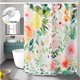 thumbnail image 3 of Cortina de Baño Dznils Floral Boho 72 x 72 Blanco, 3 of 12
