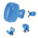 thumbnail image 3 of Cubiertas de cepillo de dientes en forma de pez de 4 piezas duraderas para viajar Azul Amarillo Púrpura Rojo Plástico, 3 of 5