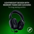 thumbnail image 5 of Razer BlackShark V2 X Xbox Gaming Headset: 50mm Drivers - Cardioid Mic - Lightweight - Comfortable, Noise Isolating Earcups - for Xbox Series X, Series S, PS5, PC, Switch via 3.5mm Audio Jack - Black, 5 of 5