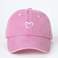 thumbnail image 2 of Hats for Men Baseball Cap Stylish Unisex Baseball Cap with Heart Print Design for Sporty Casual Daily Wear in All Seasons, 2 of 3