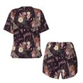 thumbnail image 5 of Naloa Romantic Paris Women's Short-Sleeved Pajama Set, Loungewear, Summer pajamas, Breathable Cozy - 3X-Large, 5 of 9