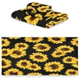 thumbnail image 2 of GZHJMY Towel Set of 3,Sunflower Pattern 1 Bath Towel, 1 Towel, 1 Small Square Towel, Strong Soft and Compact Absorbent Yoga Gym Hotel Excellent Choice., 2 of 7