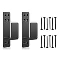 thumbnail image 1 of Door Barricade Brackets,2 Pack Drop Open Bar Holder for Home Security, 1 of 9