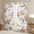 thumbnail image 2 of Homewish Tribal Horse Animal Blackout Curtains Set of 2 (52x84 Each) for Kid, Vintage Western Cactus Window Curtains, Rustic Cowgirl Curtains and Drapes, Living Room Curtains Decor, 2 of 6