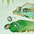 thumbnail image 2 of Blank Core Ring Titanium Steel Grooved Finger Ring Round Empty Blank Ring for Inlay Resin Ring Handmade Ring Jewelry Making Gift for DIY Rainbow Color, 2 of 9