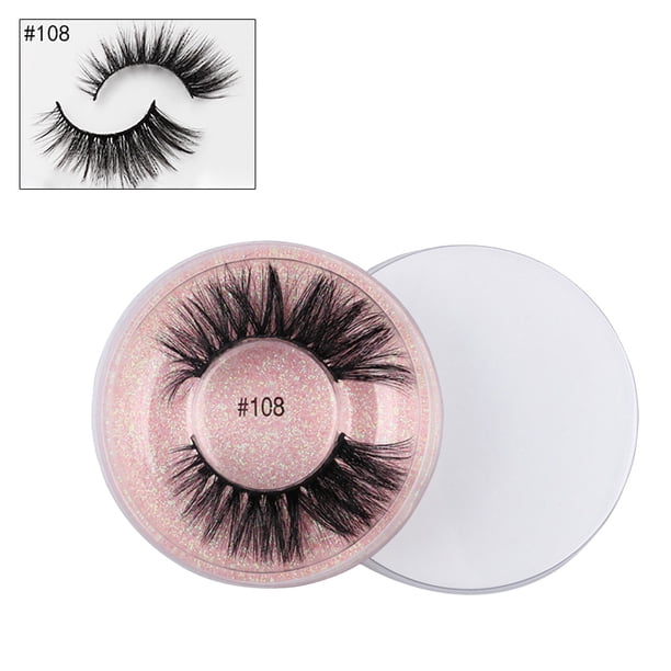 1 par de pestañas postizas 3D de gran volumen, herramienta de maquillaje para ojos.