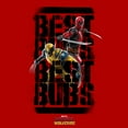 thumbnail image 2 of Junior's Marvel: Deadpool & Wolverine Best Bubs Graffiti  Graphic T-Shirt, 2 of 4