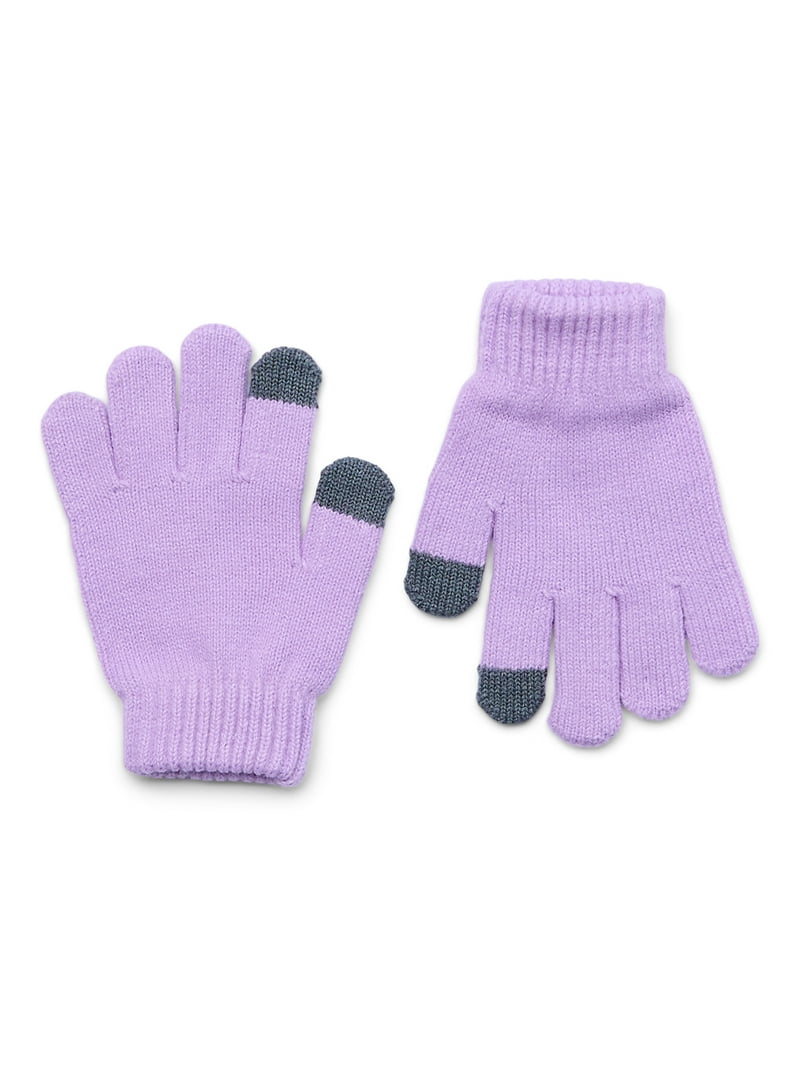 NWT Justice Girls Justice Unicorn Initial Ear Flap Beanie Hat/Gloves A C