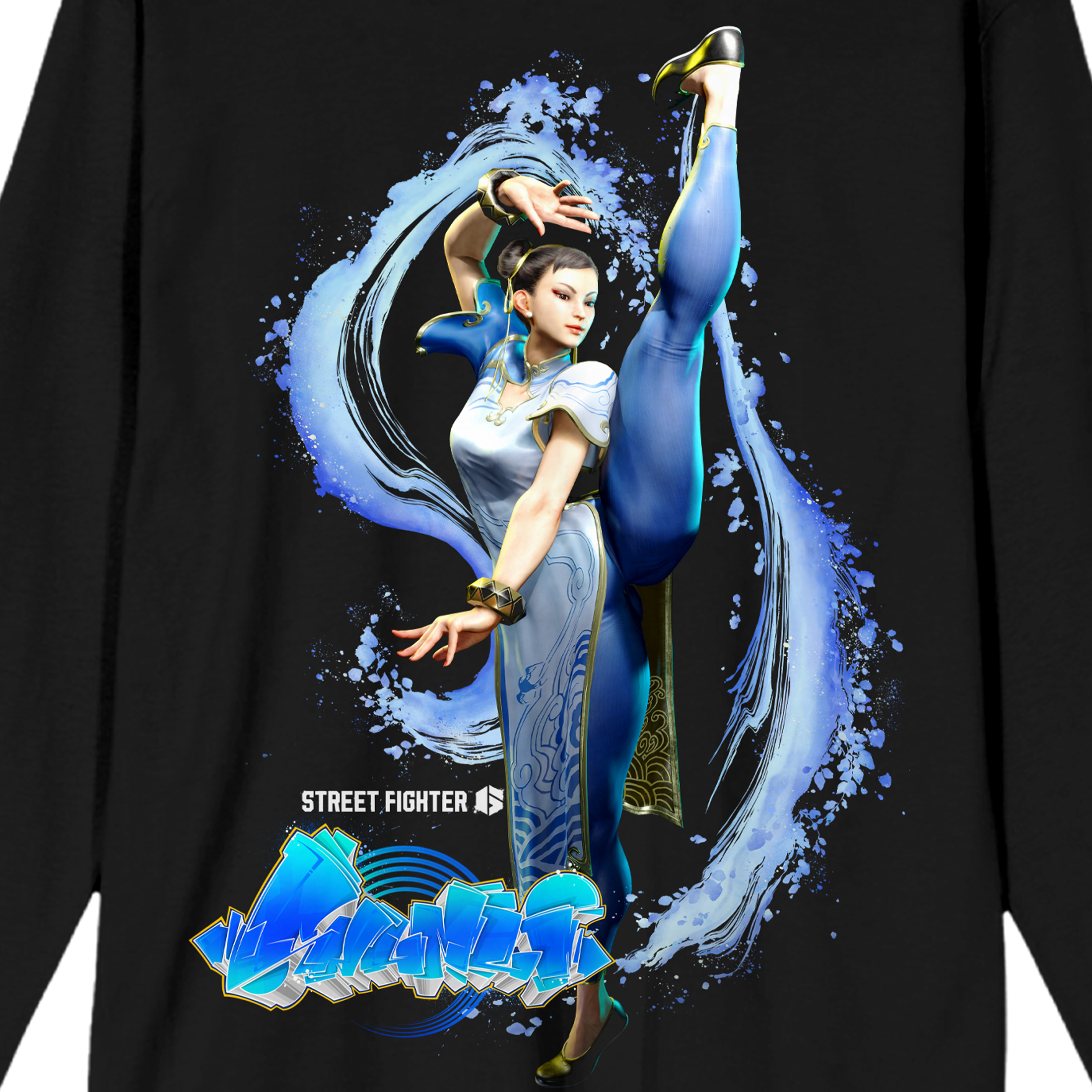 新品・送料無料】 XXL Chun li 2 LONG SLEEVE t-shirt 白 春麗 