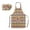 Grid, variant on 6 Sets Toptie Colorful Cotton Canvas Kids Aprons and Hat Set (S-XXL)-Grid-XXL