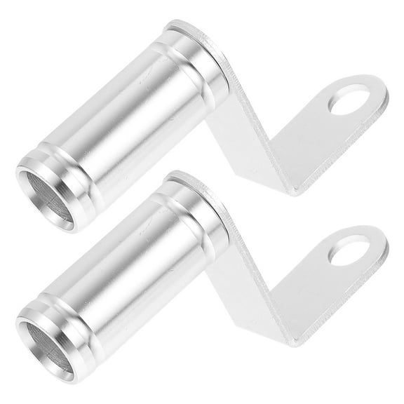 WEAVILUX Motorcycle Rearview Mirror Mount Aluminum Alloy Motorcyclists Riding 2Pcs