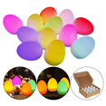 thumbnail image 4 of 12/juego de huevos de Pascua que brillan , Mini luz nocturna de 7 colores Yuyangstore Huevos de Pascua, 4 of 8