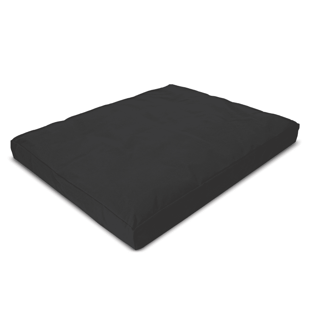 Black - Zabuton Meditation Cushion - Large Size - 32 x 26 x 3 - Yoga ...