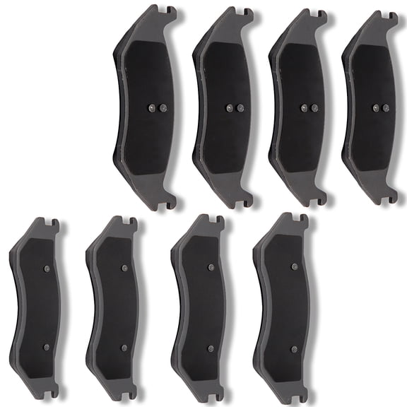 ECCPP 8PCS Ceramic Pads Fits 2002-2003 for Dodge Ram 1500 5.9L 2003-2005 for Dodge Ram 1500 5.7L Front, Rear, Left, Right