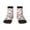 3 Black, variant on Different Meat Pattern Quarter Crew Socks,Toe Seamed Ankle Socks,Cotton Cushioned Breathable Athletic Crew Sports Socks