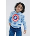 thumbnail image 2 of Marvel Avengers Captain America Big Boys Fleece Pullover Hoodie Toddler to Big Kid, 2 of 5